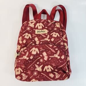 JuJuBe Harry Potter Mini Backpack Maroon Hogwarts Gryffindor Collab
